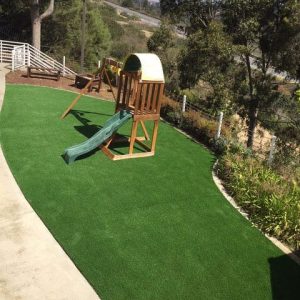 Naval Medical Center San Diego AstroTurf Project On Playground After